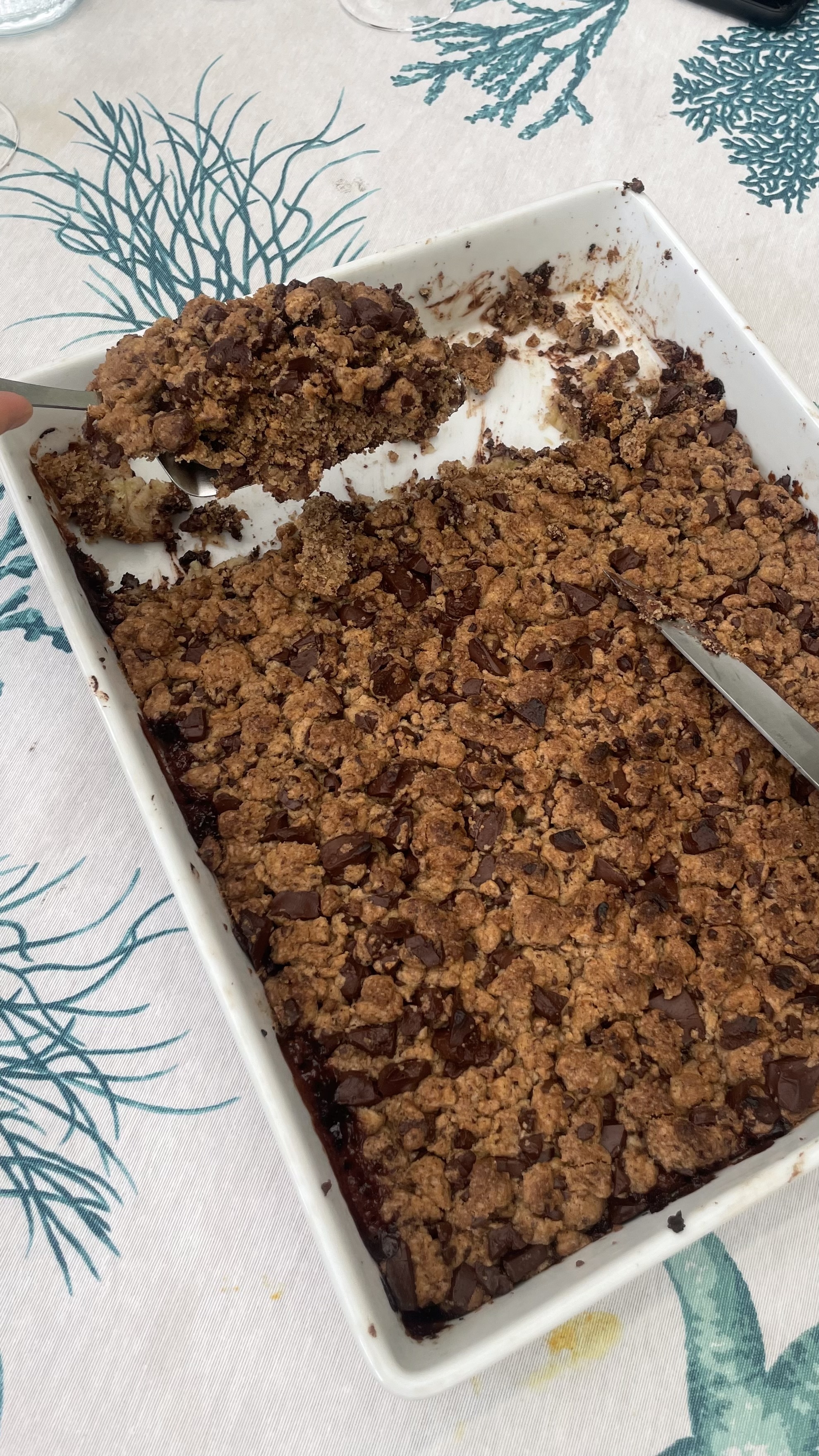 Crumble Bananes Chocolat